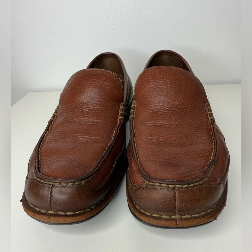 Timberland Smart Comfort System Brown Leather Loafer Shoe Dress Casual Men 10